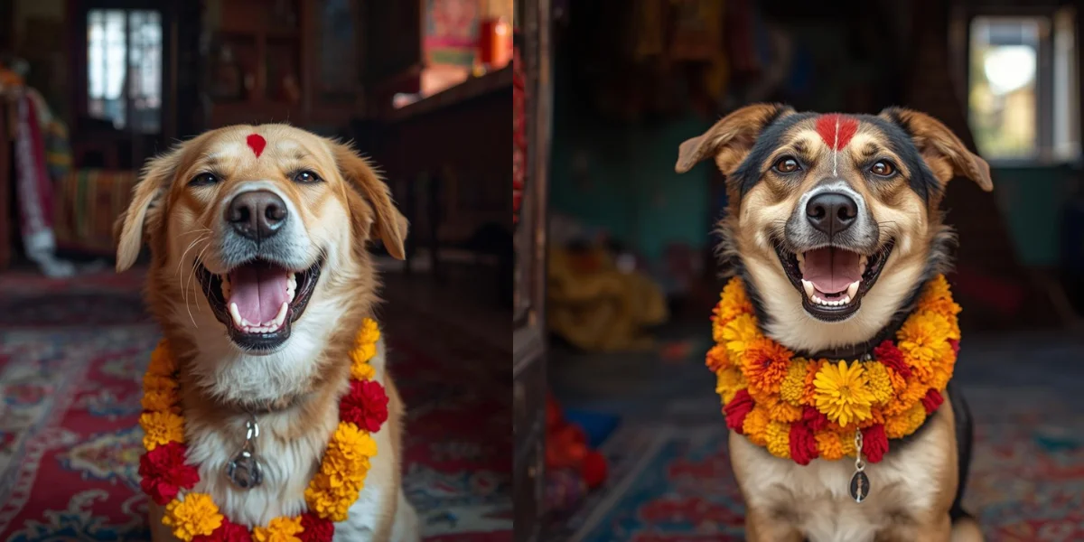 Kukur Tihar in Nepal: The Festival Honoring Dogs and Their Loyalty 